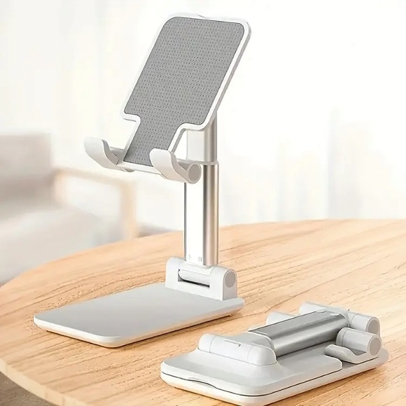 Universal Adjustable Phone Stand Ergonomic- Black or White - Picture 2 of 10